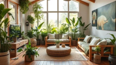 green living room