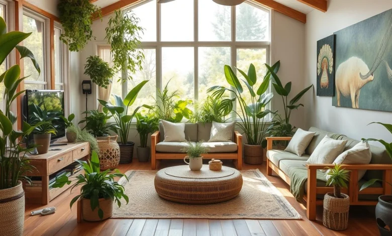 green living room